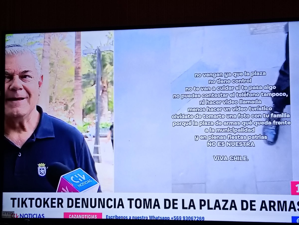 Marcelo66146051's tweet photo. Rameras venezolanas 👉🇻🇪  expulsan a tiktoker chileno de la plaza de armas y el jefe de seguridad de la comuna de Santiago dice que no existe la prostitucion en ese lugar, todo el mundo lo sabe menos él. 🙄🤦👇 https://t.co/nkJgRXI8kB