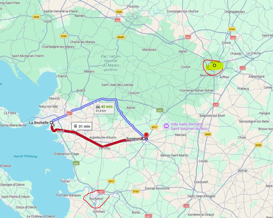 Kibadayzel's tweet photo. @Neandederthalis @Dextramorphane Tu réfléchis ou tu check avant de taper ?
Tu as Surgères à 30mn, toutes commodités. Rochefort (30mn) et Niort (train 40mn, voiture 50mn) ne sont pas loin non plus

Tu adaptes ton train de vie en fonction de tes capacités financières

LR 15€/m² 
Rochefort 13€/m²
Niort 11€/m² https://t.co/552vwaZSyi