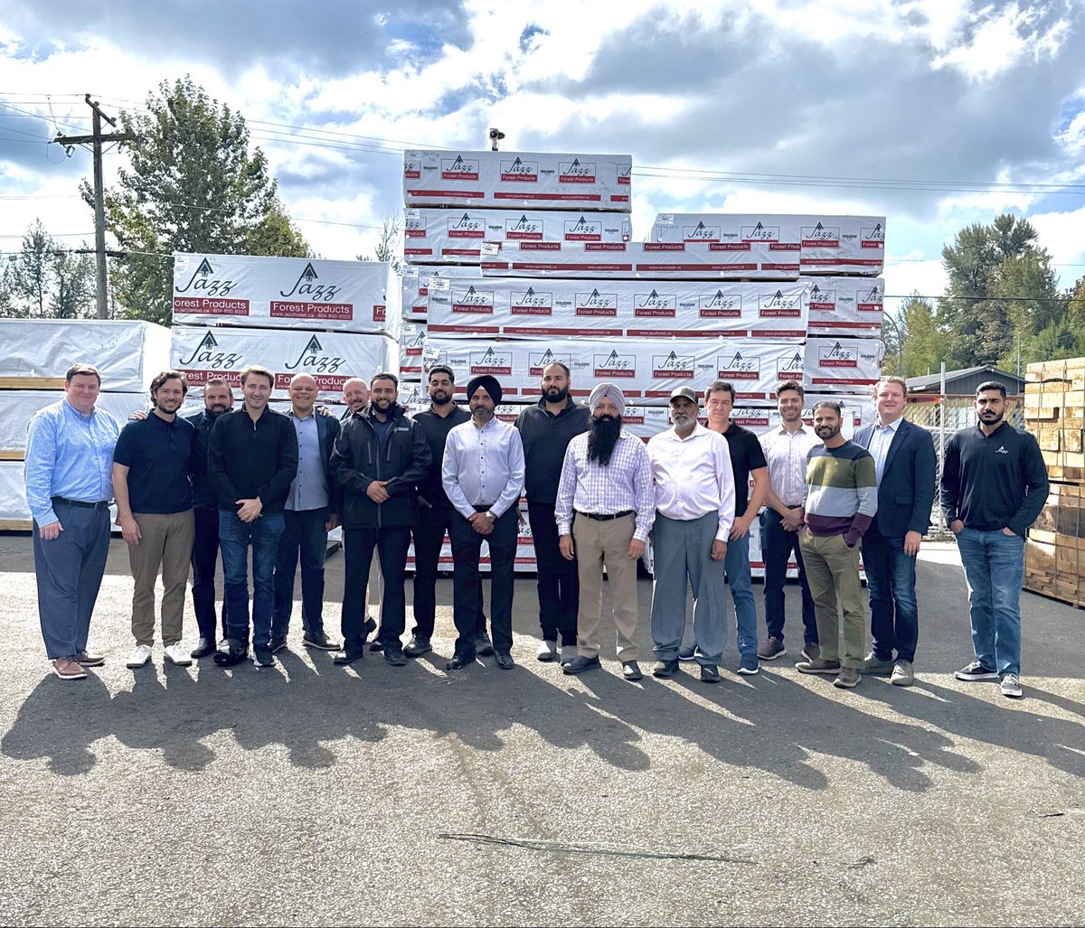 SukhmanGillASL's tweet photo. Great tour at Jazz Forest Products in Abbotsford alongside several of my Conservative MP colleagues.

We heard directly from their team about the challenges facing Canada’s forestry sector, including softwood lumber tariffs, trade uncertainty, and access to international markets.

Forestry supports good jobs and communities across B.C. We’ll continue pushing for a fair softwood lumber deal and the conditions Canadian producers need to grow and compete.

Thank you to the Jazz Forest Products and Mirax Group teams for hosting us.