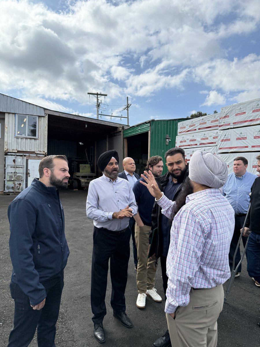 SukhmanGillASL's tweet photo. Great tour at Jazz Forest Products in Abbotsford alongside several of my Conservative MP colleagues.

We heard directly from their team about the challenges facing Canada’s forestry sector, including softwood lumber tariffs, trade uncertainty, and access to international markets.

Forestry supports good jobs and communities across B.C. We’ll continue pushing for a fair softwood lumber deal and the conditions Canadian producers need to grow and compete.

Thank you to the Jazz Forest Products and Mirax Group teams for hosting us.