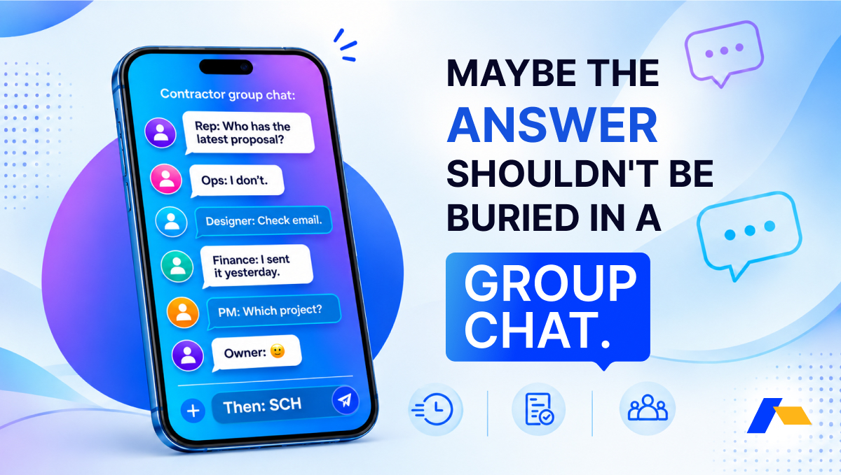 GetSubHub's tweet photo. If important project information is living in group chats…
It's probably time for a better system.
SubcontractorHub gives teams one connected place to manage the work, instead of relying on message archaeology.
#subcontractorhub #contractorlife #onestopsolution #homeservice https://t.co/BiJikYpFmc