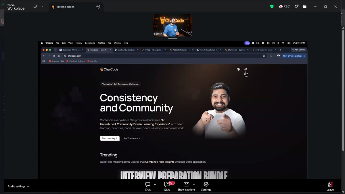 archadi_dev's tweet photo. Just attended a webinar by @Hiteshdotcom on AI and coding! 

🚀 Key takeaway: AI can assist with coding, but engineering the flow &amp; design patterns remain crucial. 

Code smart, prompt precise!

#DeveloperMindset #CodingWithAI https://t.co/eNZJxxsdEd