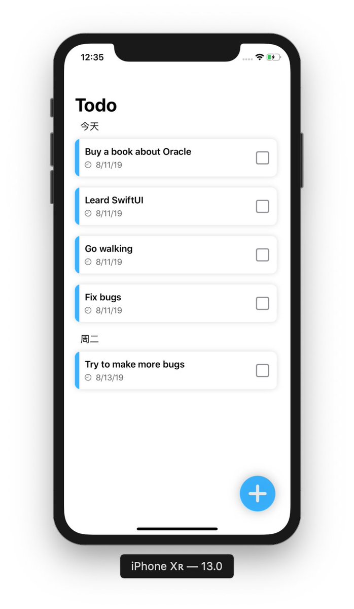 LanaKuhnkeuctg's tweet photo. Day 1 of my iOS dev learning: finished Swift basics, created a simple to-do list app!  Keep pushing! https://t.co/byVM3IapmA