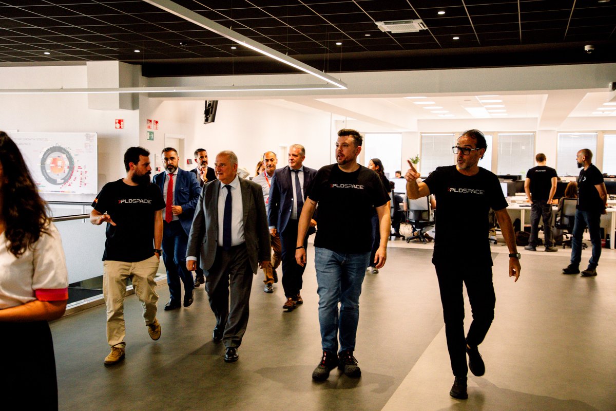 PLD_Space's tweet photo. Spain’s space ambitions are anchored in PLD Space and built on industrial capacity.

Today, Minister of Industry and Tourism Jordi Hereu visited our HQ alongside Jaime Peris, Special Commissioner for Reindustrialisation.

As Minister Hereu told our team:

“PLD Space gives Spain and Europe greater strategic autonomy: the ability to decide what we launch into space, and when. I admire your work on something so fundamental, something that protects European values. We will reach new frontiers.”

Thank you for your visit!