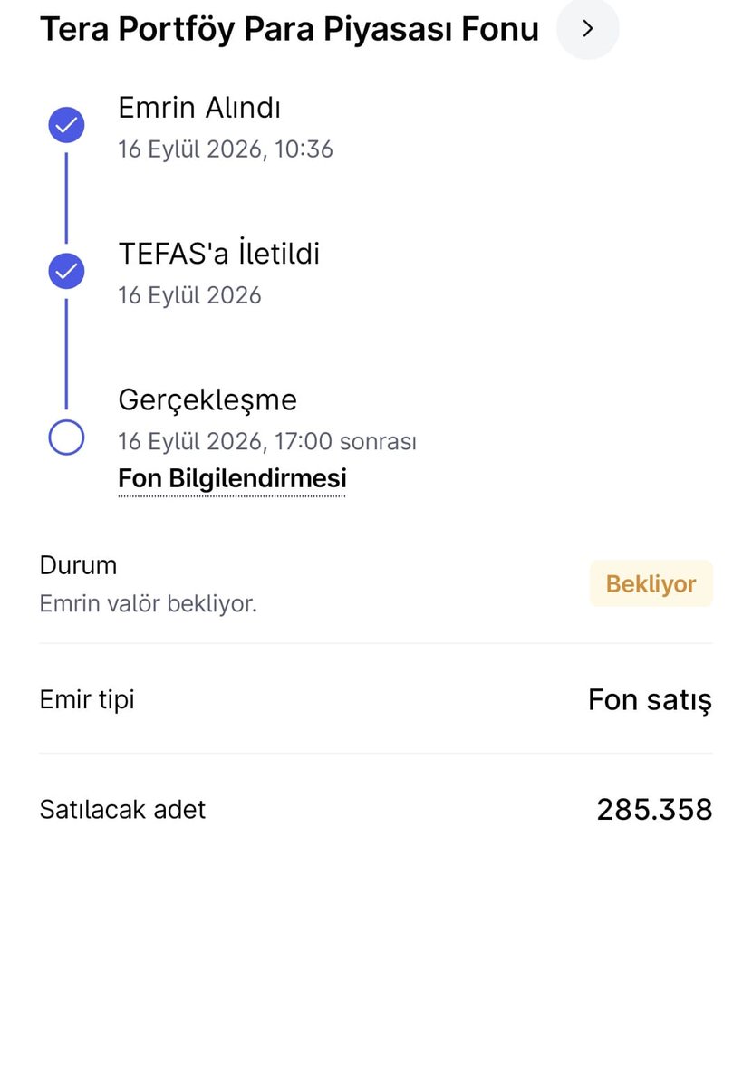 _talhagoktas_'s tweet photo. #TP2 satılamıyor peki ne zaman satılacak veya satılacak mı?

🔵Öncelikle şunu söyliyim bu ekran görüntüsü bizzat bana ait yani benimde ppf'lerim bugün satılması gerekirken satılmadı.

✅Bunun arkasında şuan #PNU ve #PRY de olduğu gibi resmi bir temerrüt haberi yok.

✅Bir fon satılırken önce içindeki varlık satılır ordan bize paramız ödenir. Şuan ödemeler sırayla yapılıyor çünkü varlıkların satışı istediği an yapılamıyor buna rağmen bugün bazı alan arkadaşlar varmış görüştük.

✅Peki ne olursa paramızı kısa vadede alamayız bir temerrüt görürüz, satışlar derinleşirse fonun içinde varlıkların satışı zorlaşır veya değerleri düşerse o zaman Tera'dan da bir temerrüt kararı gelir ve Pusula'da olduğu gibi bir süre beklemek zorunda kalırız.