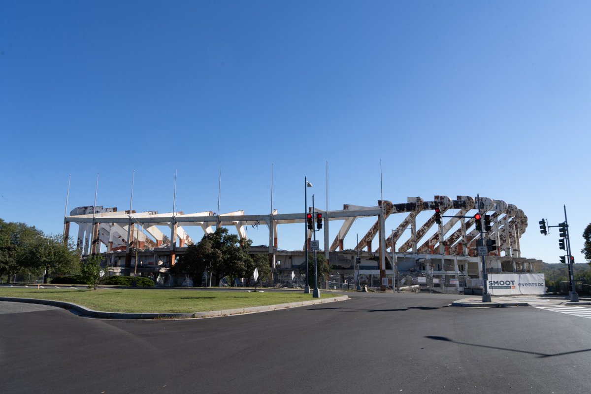 MayorBowser's tweet photo. Past, present, and future of RFK Stadium in Washington, DC.

Can’t wait to welcome the Washington Commanders home in 2030. https://t.co/JayghVVzjY