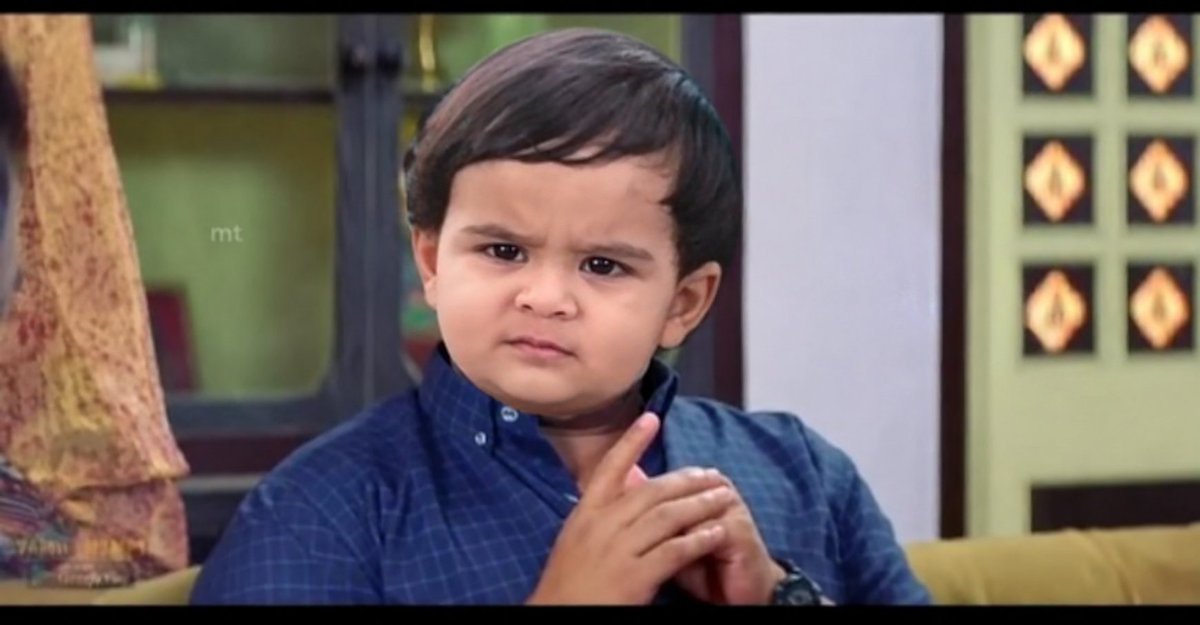 imdilshad03's tweet photo. Josiyar: payan ku Abhay nu peru vainga shemam ah irupan 😌

Next scene: Baby Abhay voimts blood and suffering from Aplastic Anemia 😭
#VishwanathAndSons https://t.co/kAsYLndQxy