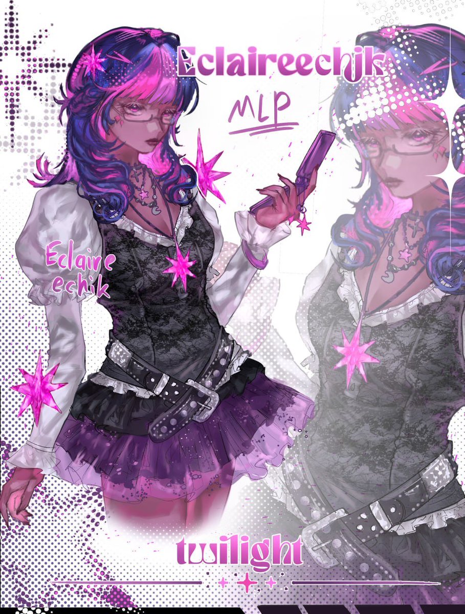 Eclairechik's tweet photo. Humanisation of #twilight #mlp https://t.co/44baxHegxA