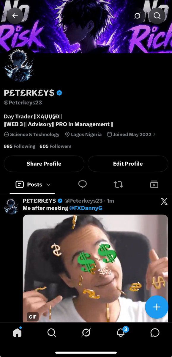 Peterkeys23's tweet photo. We did it guys 🔥🔥🔥🔥

Thanks for 600 followers 🕺🕺

Can we touch 1k before 23rd of September which is my Day ￼￼🎂
As a Token from you guys to me 🥹🤲🏻

Your reposting and comment will do justice to that 🤲🏻🤲🏻🤲🏻 https://t.co/OI0j5EesNS