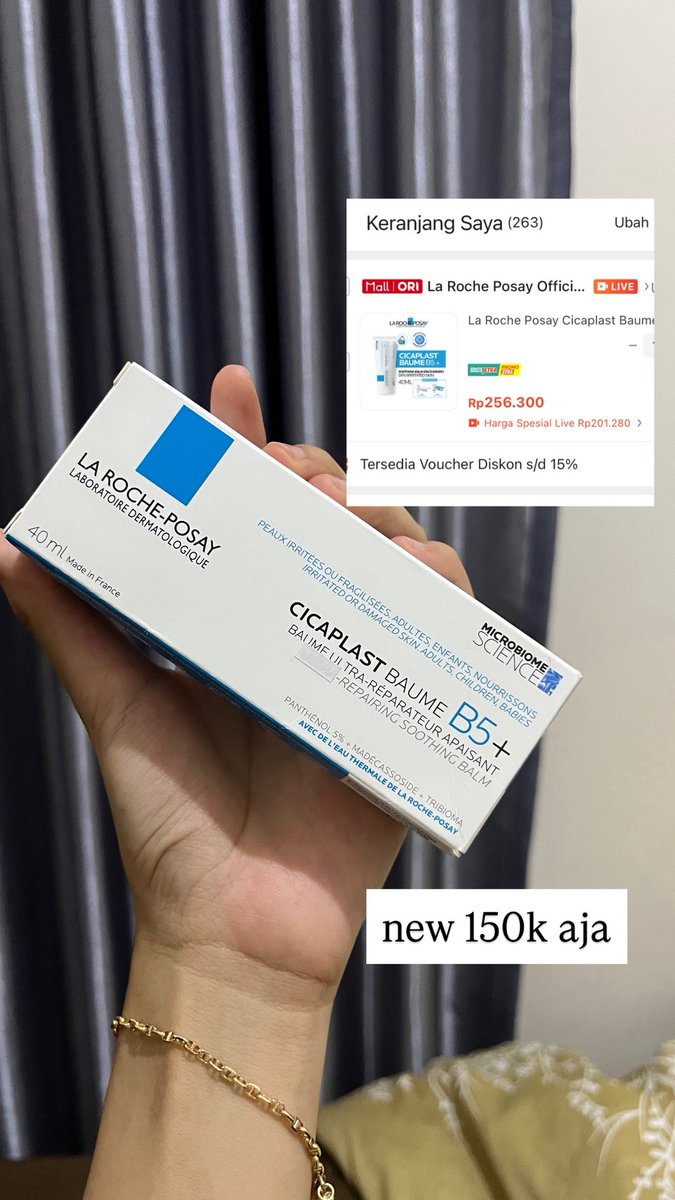 bububijyjw's tweet photo. new moisturizer la roche posay only 150k ajaaa😭😭 dijual krn udah beli yang effaclar dom jatim bisa shopee ya https://t.co/APIwIPgNYn