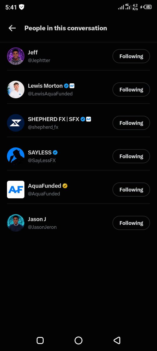 Ola_trade's tweet photo. @SayLessFX @AquaFunded @LewisAquaFunded @shepherd_fx @JasonJeron @Jephtter Done ✅ 

@_PBankz 
@RentolOb 
@ikenna86200 https://t.co/l5134pILZV