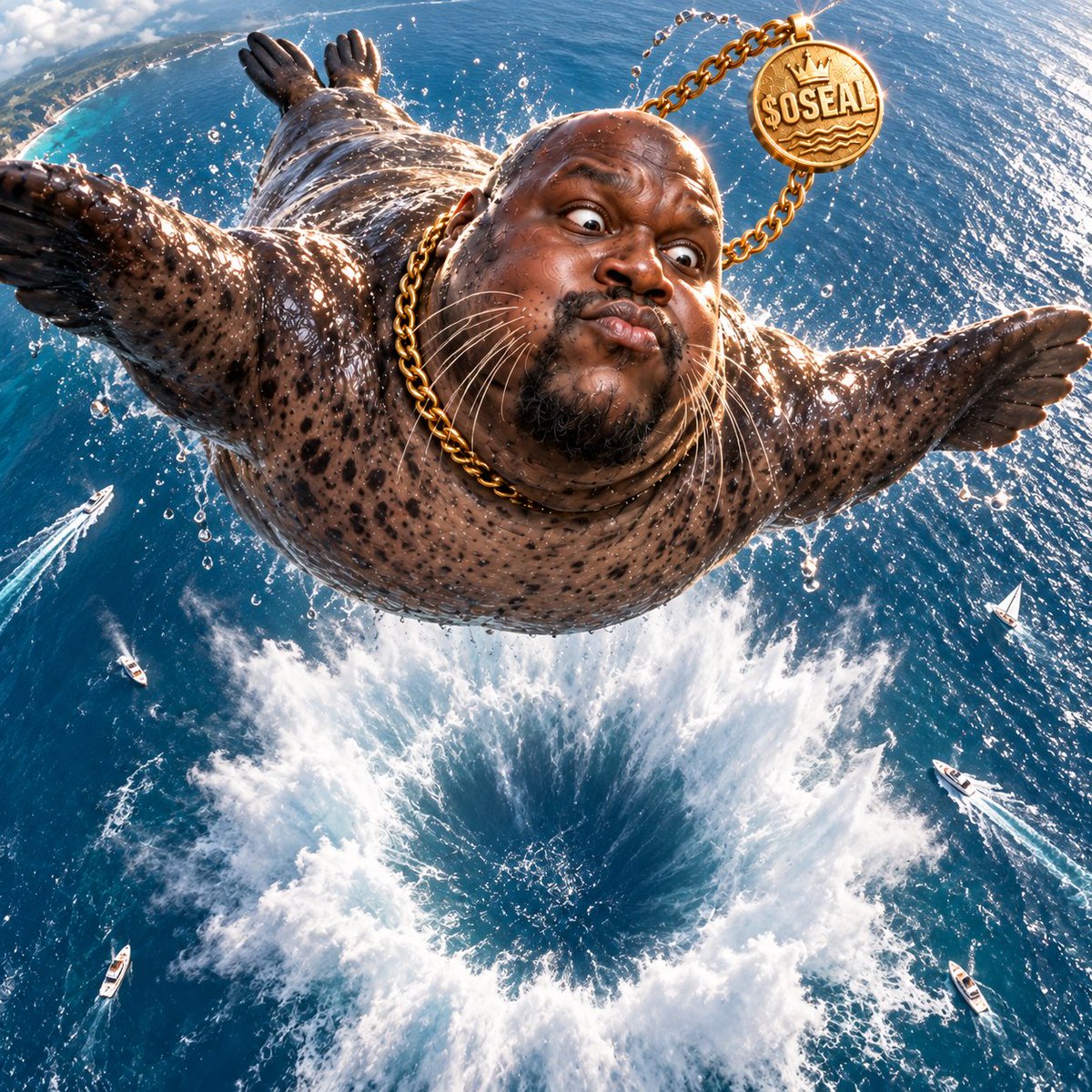 BUYOSEAL's tweet photo. O’Seal is about to make waves. 🦭🌊 https://t.co/kfAiWNNTpg