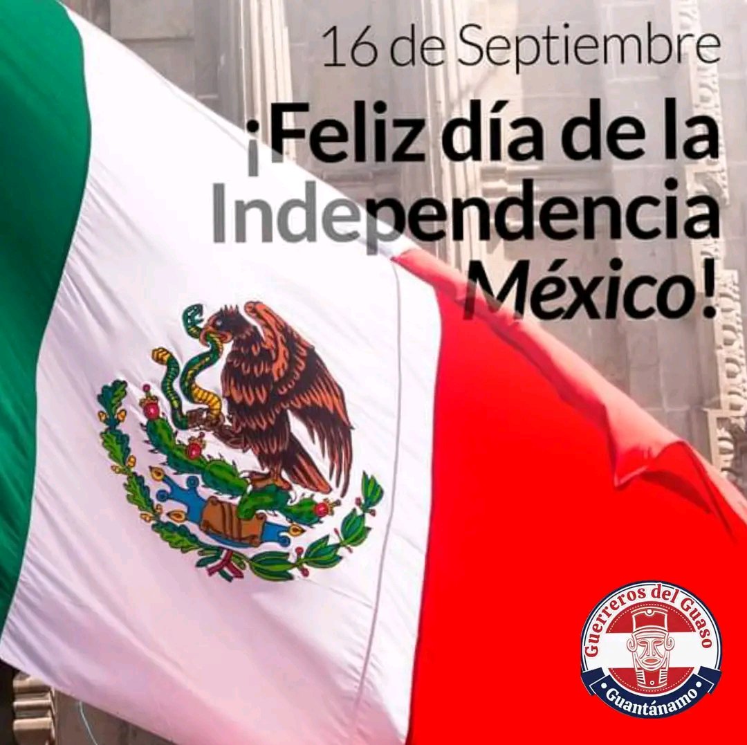 GtmoTv's tweet photo. 🇲🇽✨ Hoy celebramos el 216 Aniversario del Grito de Dolores, hecho fundacional de la nación azteca.
🤝 El gobierno y pueblo cubanos reafirmamos nuestra voluntad de fortalecer los lazos históricos de amistad que nos unen a México
 #Guantánamo
#MexicoYCuba 
#CubaNoEstáSola https://t.co/oPlNlWFmv8