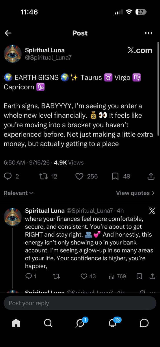 Auraliri's tweet photo. @Themediumwitch6 Someone stole your post https://t.co/TJwSsw8vMm
