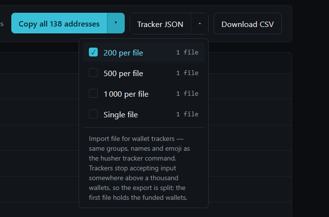 Hush_leek's tweet photo. BTW
You can push one button "tracker json" and add these wallets to your tracker https://t.co/Jrc7rKRImz