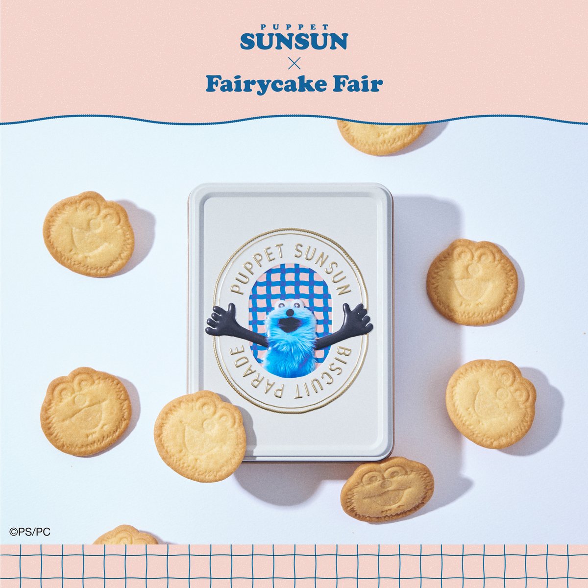 fairycakefair's tweet photo. 🚩 本日 9/17(木) よりスタート！

#パペットスンスン ✕ #フェアリーケーキフェア

いよいよ渋谷に、スンスンたちとたのしむ「3時のよりみち。」をテーマにした、6つのコラボ限定アイテムが並びます 👀✨

🗓️ 9/17(木)〜9/22(火・祝)
📍Fairycake Fair 渋谷 東急フードショー店 https://t.co/cemvThaCEn