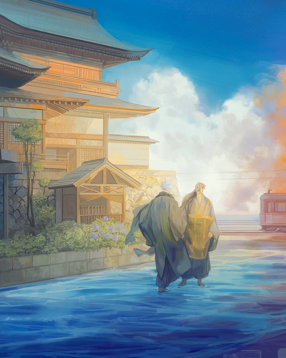 eristhenat's tweet photo. sunrise / sunset

painted for the satosugu seasons zine ☄️ https://t.co/GGAUTZLen0