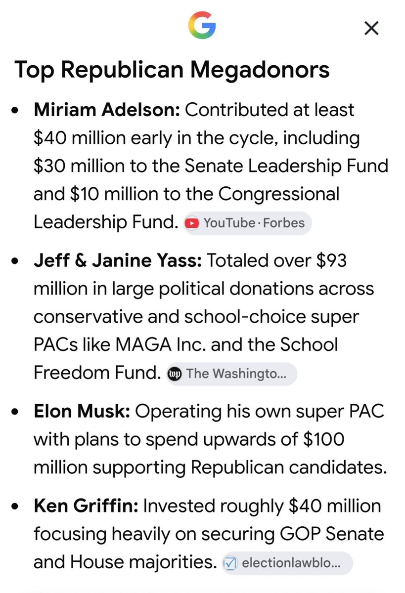 TPBlue4's tweet photo. The billionaires listed below are trying to BUY our US midterm elections. 

🔥Let’s make sure they lose it ALL. 

💥VOTE BLUE! 

#BlueWaveIn47Days https://t.co/Hlehzw8eO6