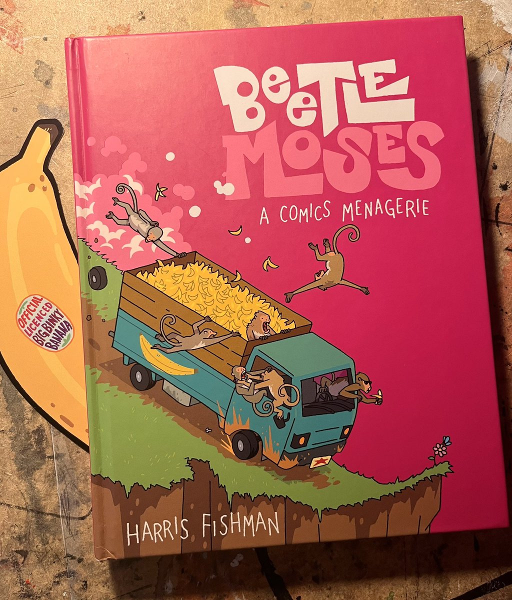 pants's tweet photo. Special delivery from @beetlemoses I’ve been a fan for years and this book is such a beautiful collection of his work. Can’t recommend enough. https://t.co/pIvv4ZCmSR