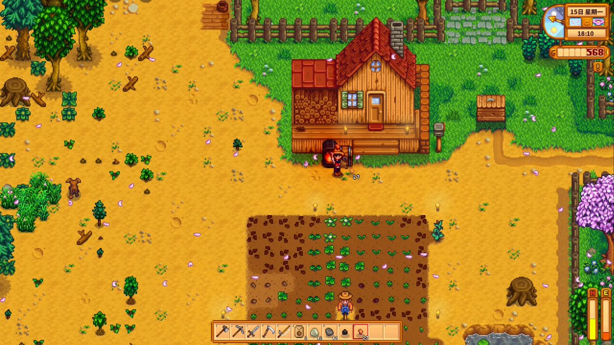 peacx023522's tweet photo. Just finished a 2-hour cozy farming session in Stardew Valley—my crops are growing, and I finally befriended that grumpy blacksmith! Perfect way to unwind after a long day. https://t.co/i4kL3DGuck