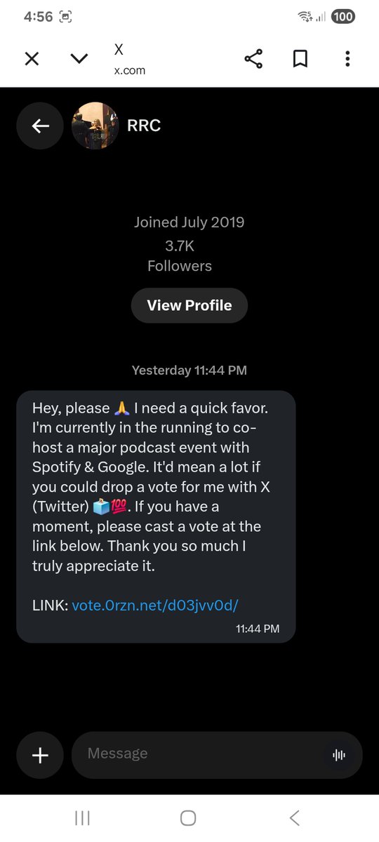 ReporttScam tweet picture