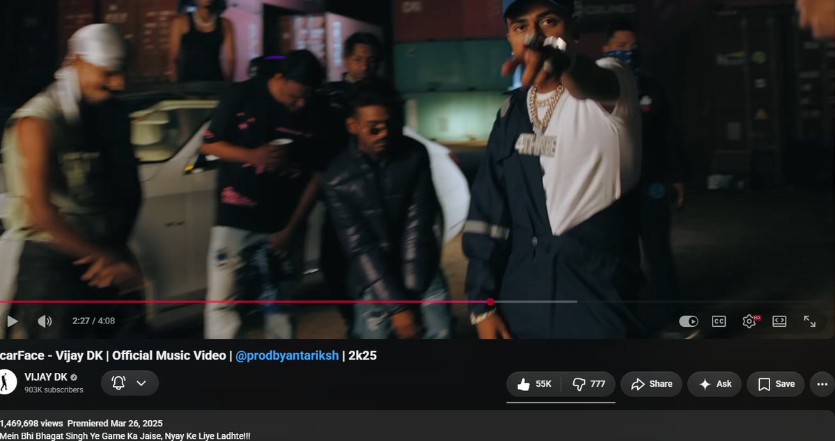 Dhh_lover's tweet photo. trust me bro, mc stan se nhi mein toh west ke artist se inspire hun, mc stan isn't only one

so many coincidences
#mcstan #vijaydk https://t.co/hCfKzPbuQT