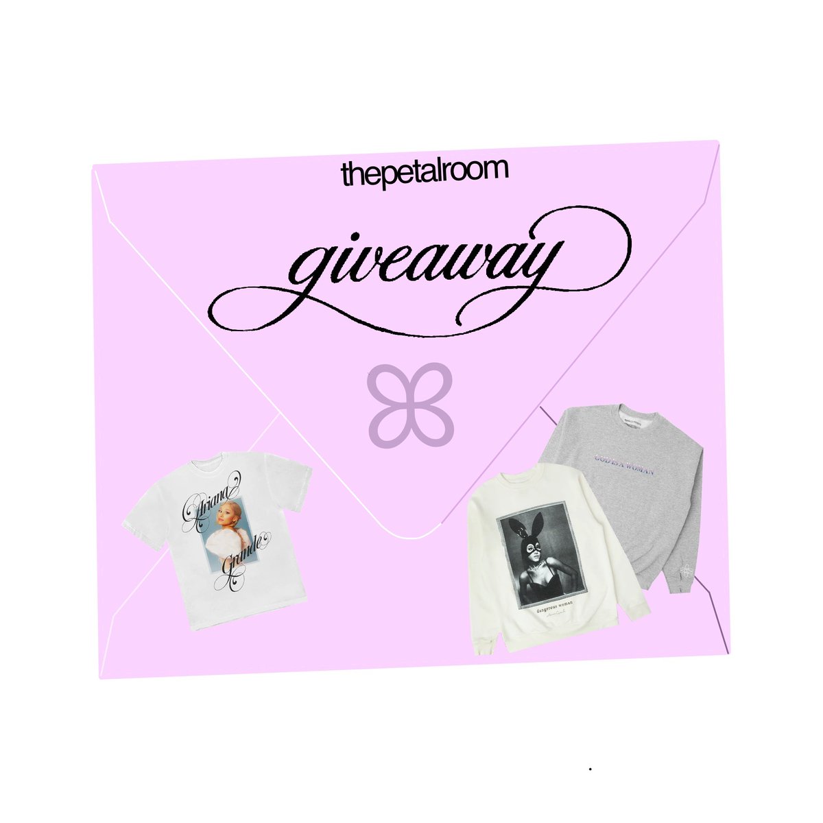 thepetalroom's tweet photo. 2K GIVEAWAYꕤ ｡˚

enter for a chance to win:
ꕤa piece of official ariana grande merch (2013-2026)

how to enter: 
ꕤfollow @thepetalroom 
ꕤlike + rt this post
ꕤcomment ur country 

winner will be announced when this account hits 2k! ily all sm♡ https://t.co/7UDQvCPAGp