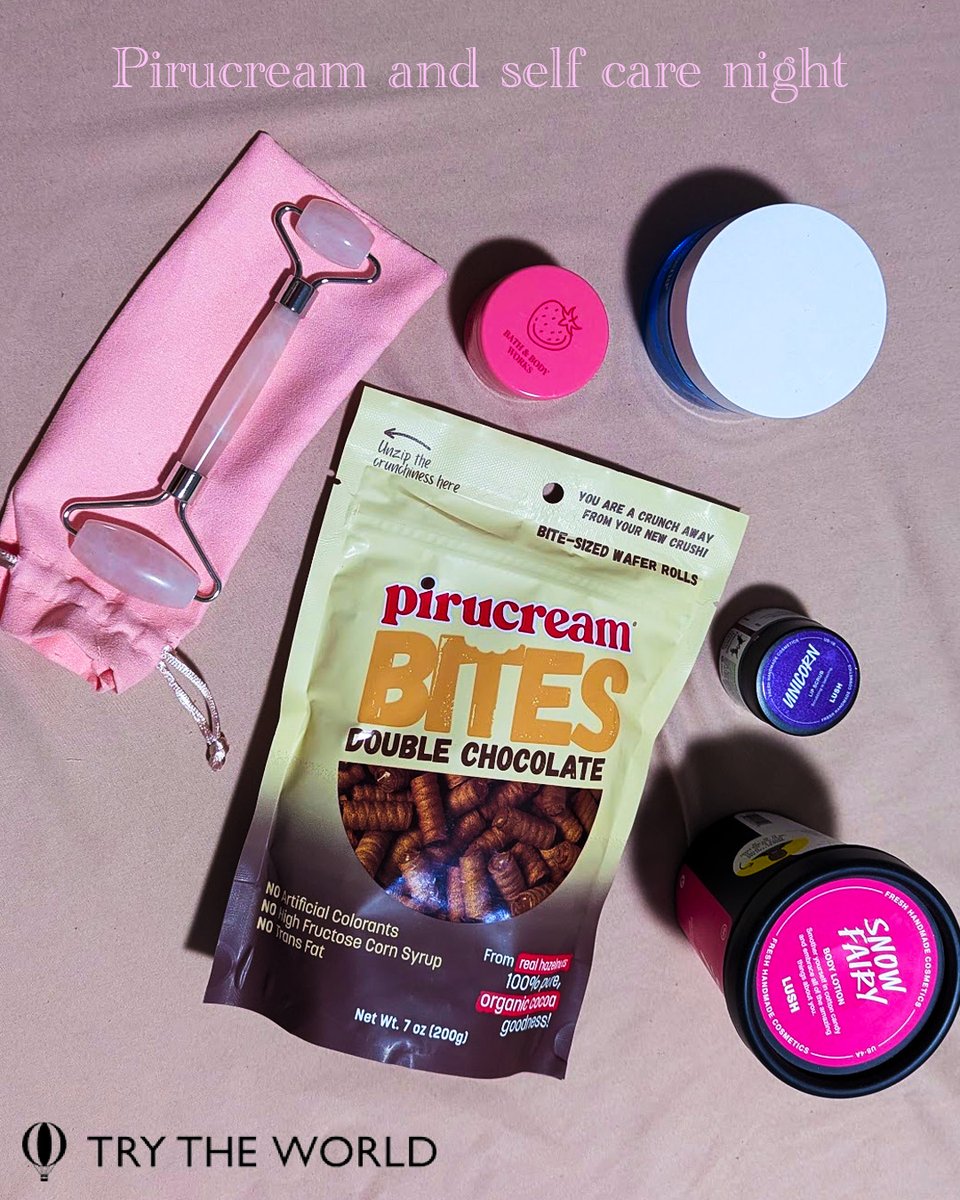 Trytheworld's tweet photo. Indulge in a well deserved self care night with @pirucreamoficial 🙌 💖

#TryTheWorld #selfcare #snack #selfcarenight #chocolate #hazelnuts #wafers https://t.co/177HHe3P7z