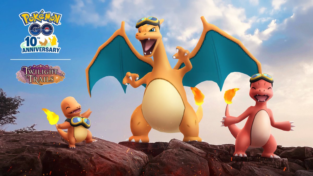 PokemonGoApp's tweet photo. Trainers, it’s time to celebrate! 🥳

The “Pokémon Horizons: The Series” Celebration Event in #PokemonGO has begun! 🎉 https://t.co/ZVpuSJTVQQ