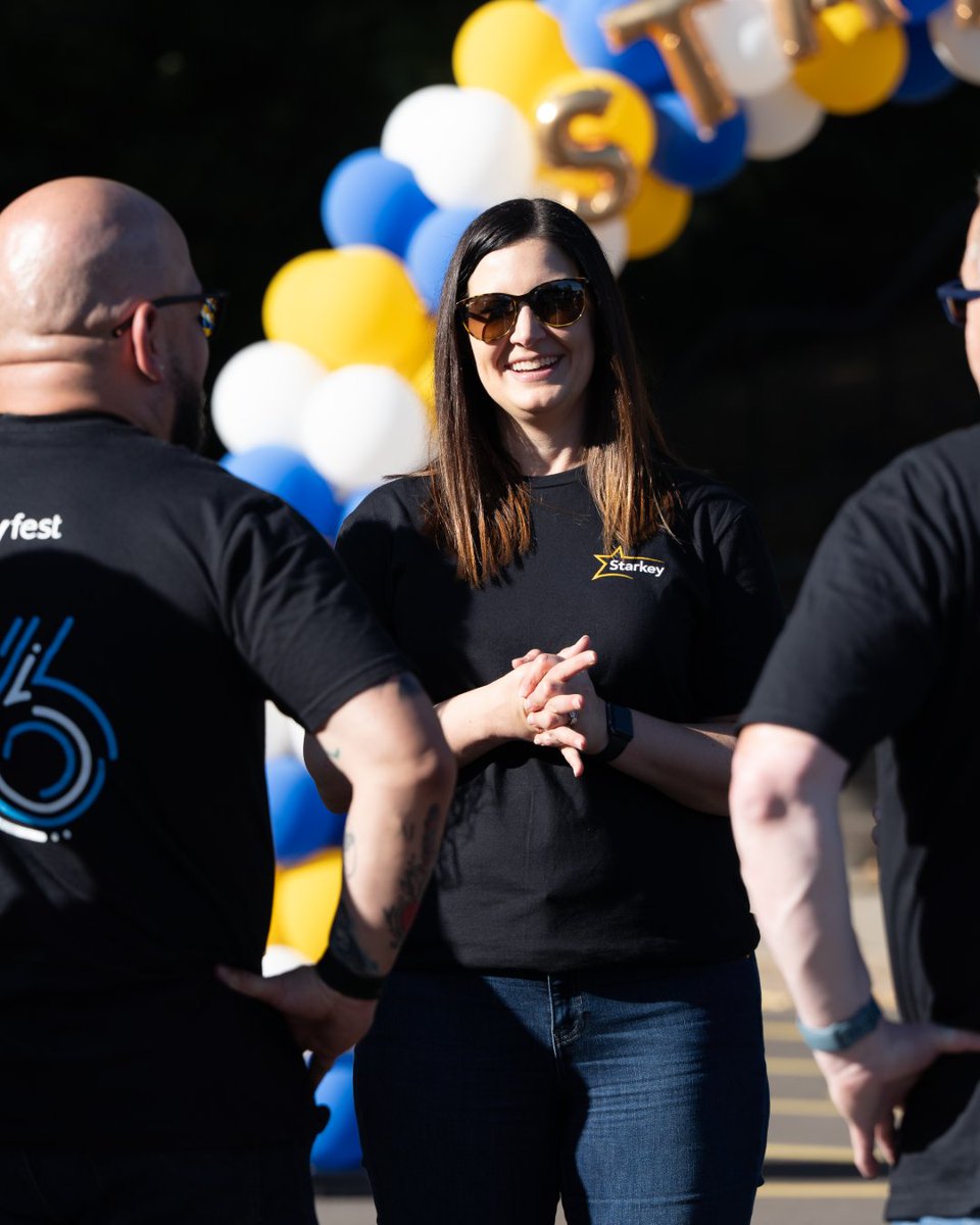 SaraBurdak's tweet photo. #Starkeyfest is a great opportunity to celebrate our accomplishments and recognize the incredible people behind our caring hearing technology. @StarkeyHearing https://t.co/ezRHqIeKaT