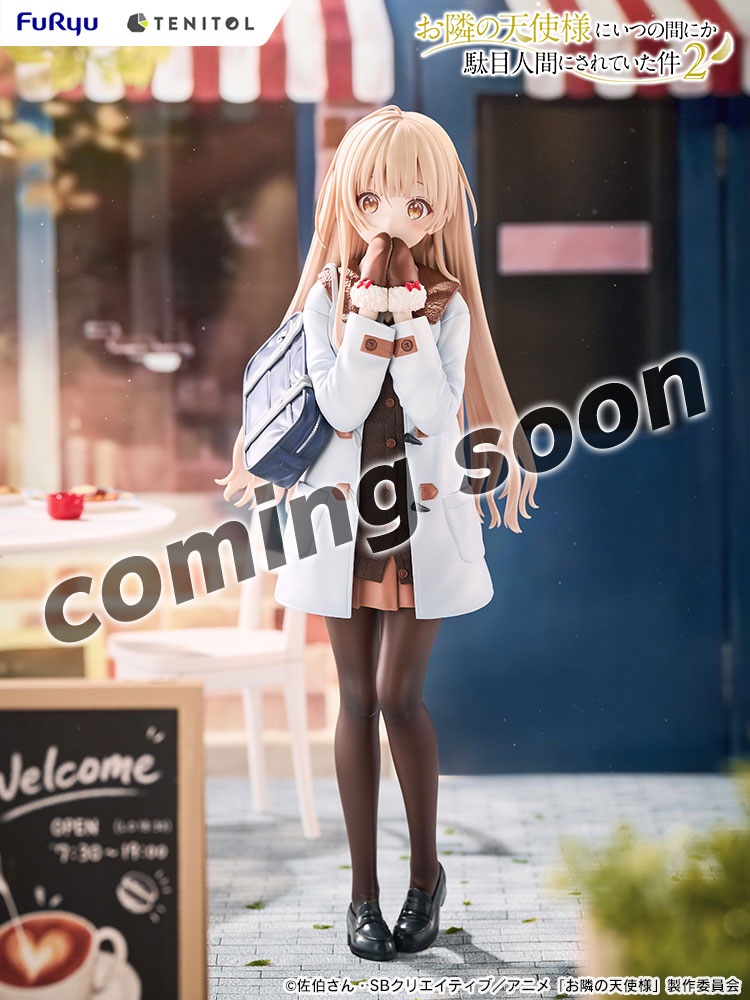 tenshisama_PR's tweet photo. 🧸フィギュア情報🧸

冬服姿の真昼がフィギュア化決定⛄

TENITOL TALL 椎名真昼 Winter clothes ver.
FURYU HOBBY MALLにて近日受注開始予定✨

໒꒱詳細はこちら：
https://t.co/nUseYN07Et

#お隣の天使様 https://t.co/mEZibj0skg