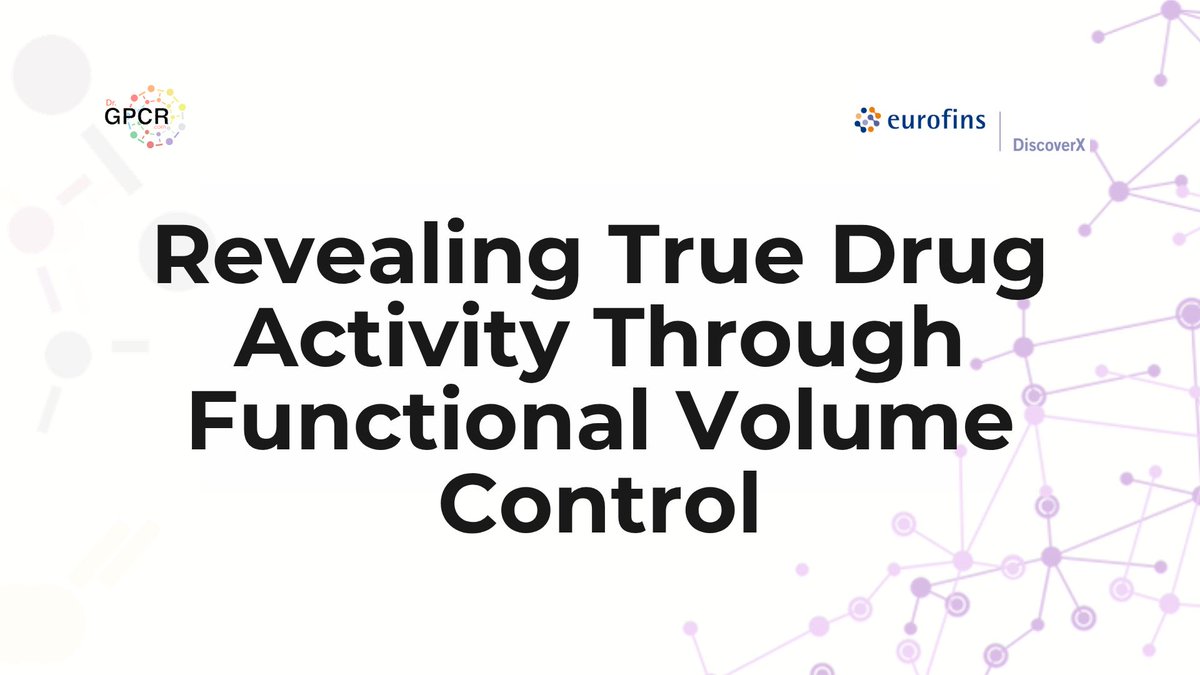 TerryCornerHQ's tweet photo. Next Thursday, September 24. A high affinity, low efficacy agonist can run out of gas in an insensitive tissue and produce no response. Volume control uncovers that. In collaboration with Eurofins DiscoverX. https://t.co/cLaNTK3F45

#DrGPCR #GPCR https://t.co/be3YBiP5la