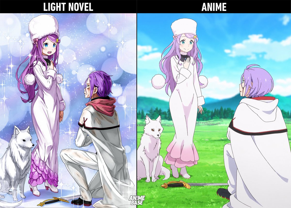 AnimexBase's tweet photo. Light Novel vs Anime https://t.co/g8TqSp67iR