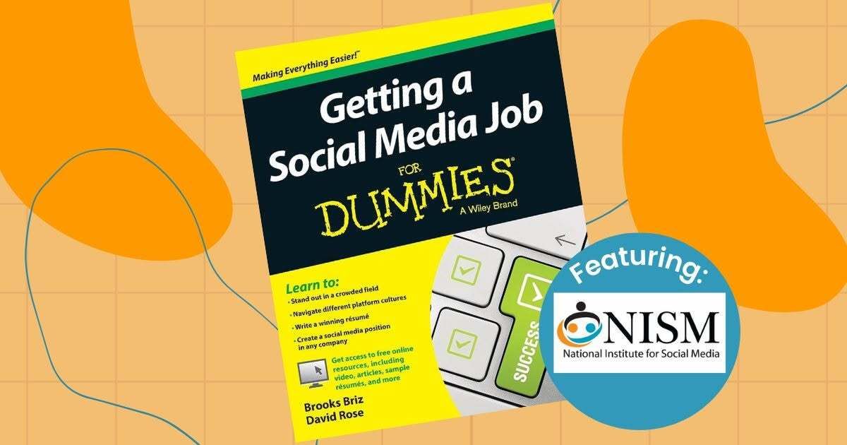 nismonline's tweet photo. Fun fact: NISM is featured in the book "Getting a Social Media Job For Dummies." If you're looking to get hired, reading this book and earning your SMS certification is the furthest thing from dumb! 🧠

Here's our mention in the book: https://t.co/4UnIqNkD2f https://t.co/IcO4hZxOIc