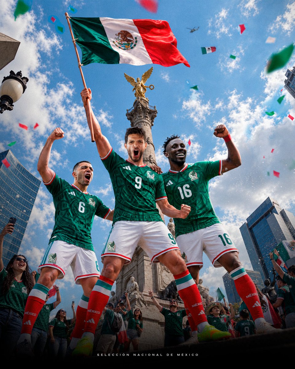 miseleccionmx's tweet photo. 💚🤍❤️ ¡VIVA MÉXICO! 💚🤍❤️

Una bandera, un corazón y un orgullo que nos une.
¡Hoy celebramos ser mexicanos! ✨

#DíaDeLaIndependencia 🇲🇽 https://t.co/IOZZiPWaU9