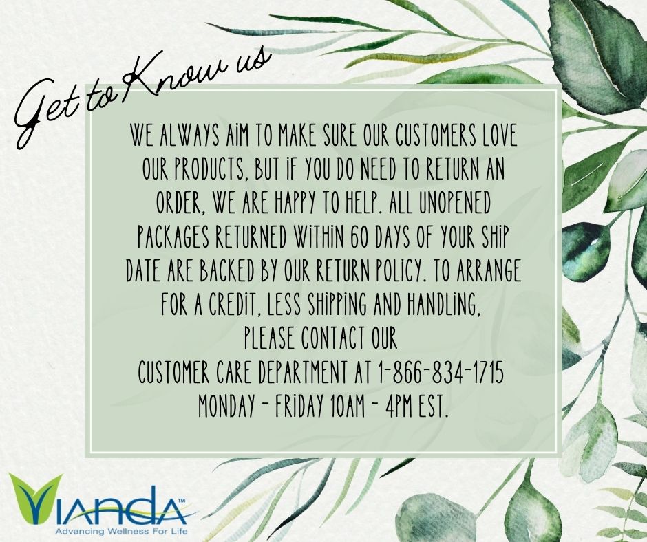 ViandaLife's tweet photo. Your Vianda purchase is backed by our 60 Day Return Policy.ย
#Avlimil #Enzyte #EnzyteMRC #Enzyte3 #LearnVianda #menshealth #Ogoplex #returnpolicy #selfcare #Viandalife #wbenc #womenshealth https://t.co/8Uhkm5bmG5