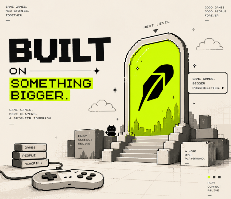 consolehood's tweet photo. Classic games. New ownership. Verifiable gameplay.

Built onchain, made for the next generation of players
on @RobinhoodCrypto https://t.co/gCPtLjlwYN