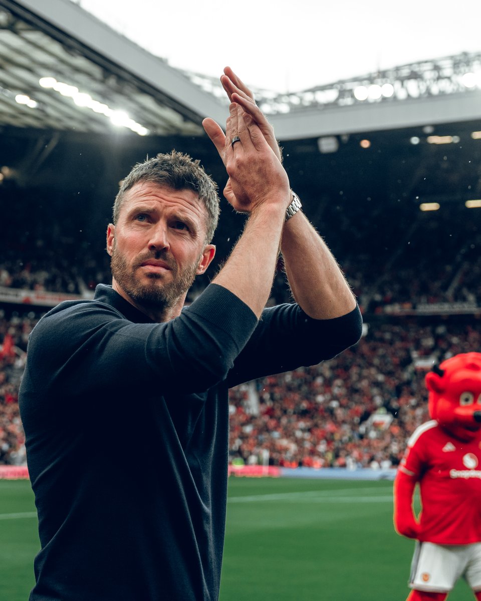 ManUtd's tweet photo. "The fixtures are coming thick and fast, and we have a squad full of talent with everybody pushing to play.

"We need to progress through matches like this one and make sure we keep competing on every front."

✍️ Michael Carrick