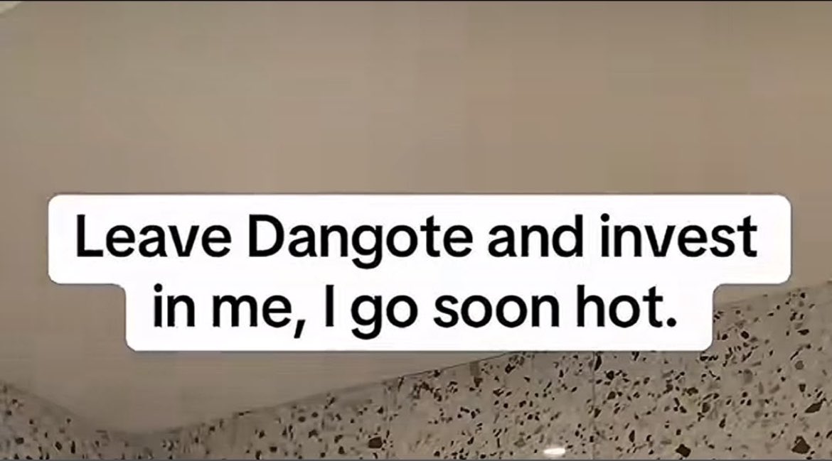 Promise__ugoji's tweet photo. Leave Dangote invest in me abeg😩 https://t.co/TASBcbT6ZW