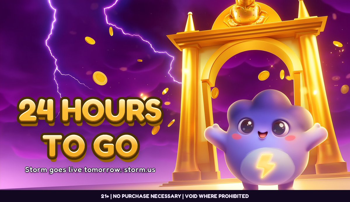 playstormus's tweet photo. 24 hours. Storm goes live tomorrow. https://t.co/9HmGf7cYM9 https://t.co/JGWPM2TrlU