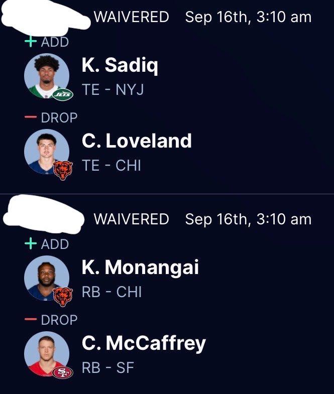 BigWhiteBulge69's tweet photo. Sometimes I just sit here and wonder how some people can be this bad at fantasy football #potdonation https://t.co/OXeKm1as7z