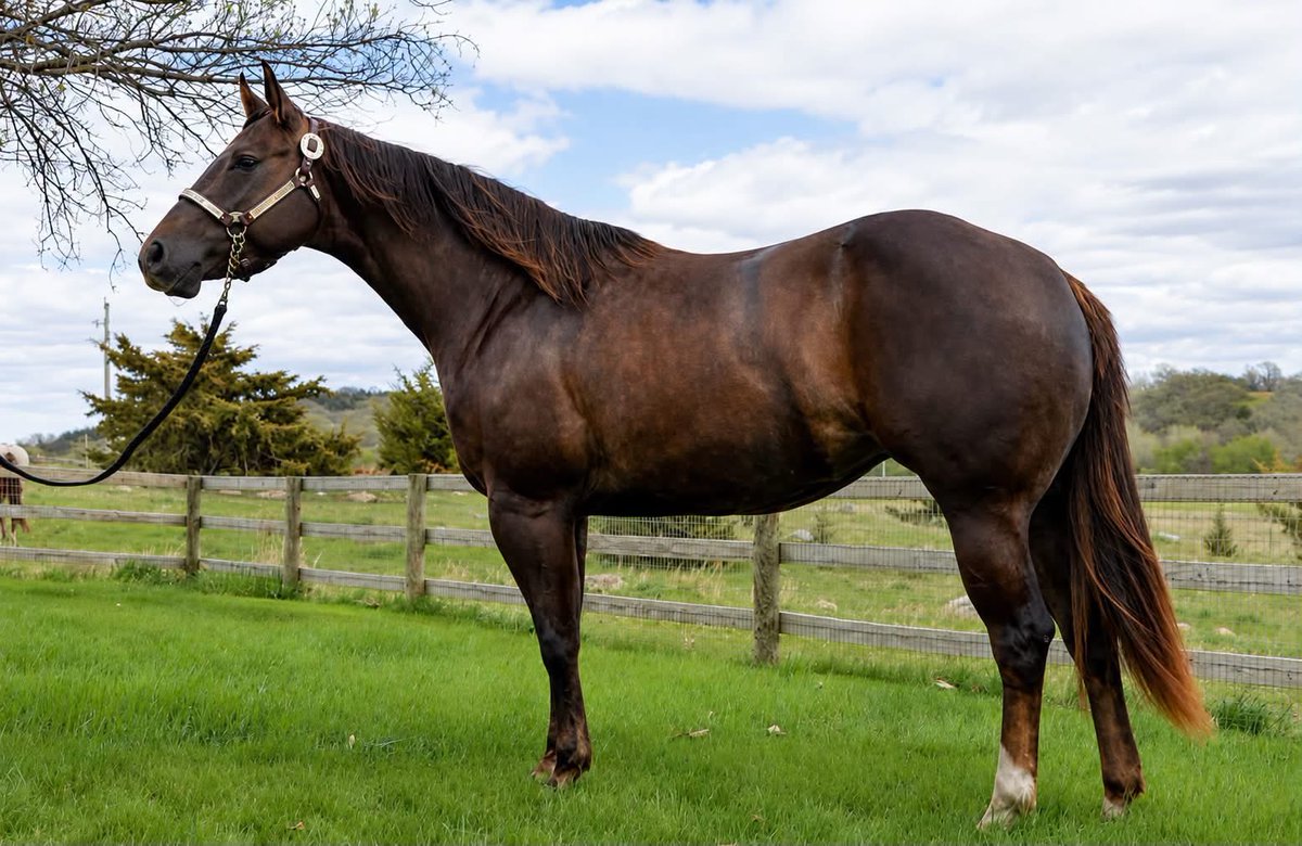 SeriousEquine7's tweet photo. 🎉SOLD🎉Meet Hopper — a well-started 3-year-old mare by The Best Martini and out of A Dream Remembered Mare. This good-looking mare has plenty of athletic ability, is easy to be around, and gets along well with other horses. 

#seriousinquiriesonlyequine https://t.co/9sy5Zftucx