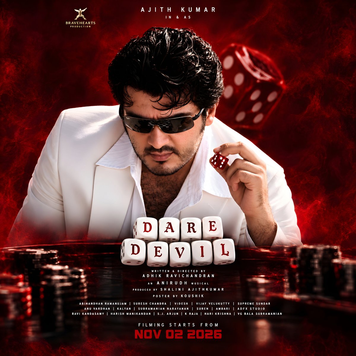 itz__koushik's tweet photo. 😎When David Billa just walked into #DareDevil ’s Game 🎲

Same Aura New Game 🎯

#AjithKumar @Adhikravi @anirudhofficial @SureshChandraa @i_harishmanik @DoneChannel1 @editorvijay @TFC_mass @AjithNetwork @ajithFC @WorldwideThala @urstrulyxhiv @Ragul_Jana_ @arianoarun @TrollywoodX https://t.co/5NAcm3Y6Di