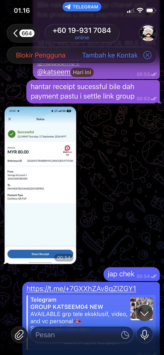 KATSEMCOMEYY's tweet photo. CONFRIM GANGUAN SEKSUAL PORNOGRAFI PELAKU SCAMER

NAMA. : AHMAD HAZIQ MUZAKKIR BIN NAZARUDIN
no ws : +60 19-931 7084
LOCATION : MALAYSIA

CONFIRM VIRAL!!

#facebook #tiktokviral #kualalumpur #beritaharian  #viralmediasosial https://t.co/h1n6AF2E01