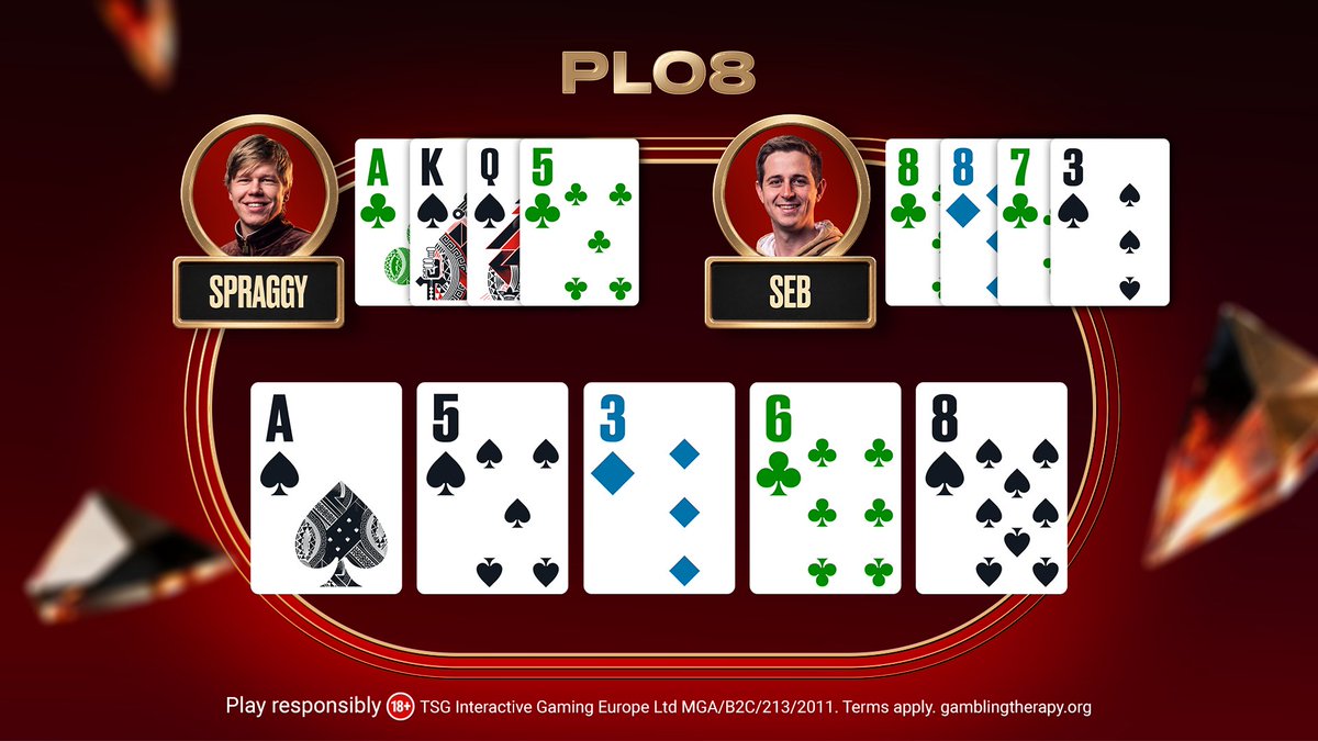 PokerStars's tweet photo. ♠️Play WCOOP for free ♠️

The World Championship of PLO8 takes place on Thu, but how well do you know the game?

For the chance to win tell us who wins the Hi and who wins the Lo.
 
Reply with your answer + [Stars ID] + #WCOOP by 18:00 CET, Thu. Twenty $5.50 tickets to be won.

T&Cs: https://t.co/gaxQbmxw8k
