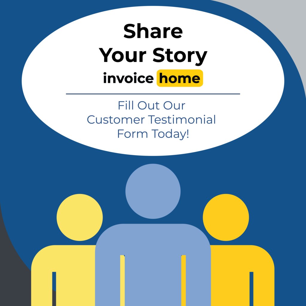 InvoiceHome's tweet photo. Calling all Invoice Home users, we want to hear from you! Fill out our customer testimonial form today!

https://t.co/Xq5Ia8dbyE https://t.co/jlAjGAA7E3