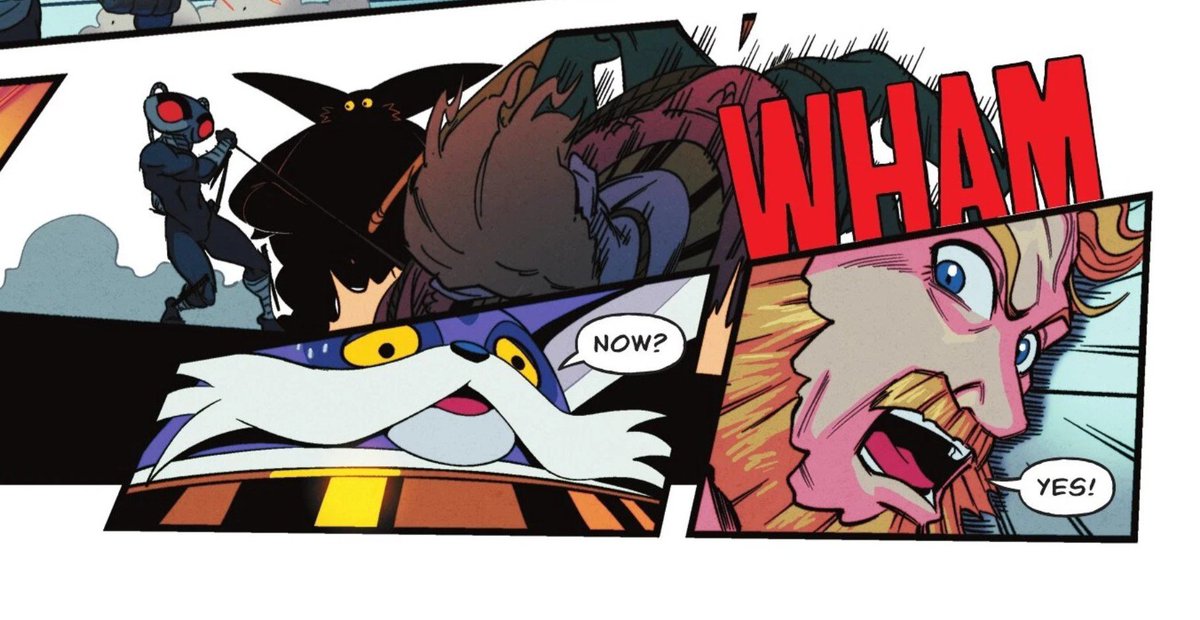 SonicLorepost's tweet photo. Big being Aquaman's last resort is very hilarious https://t.co/Kvd9PaCj83