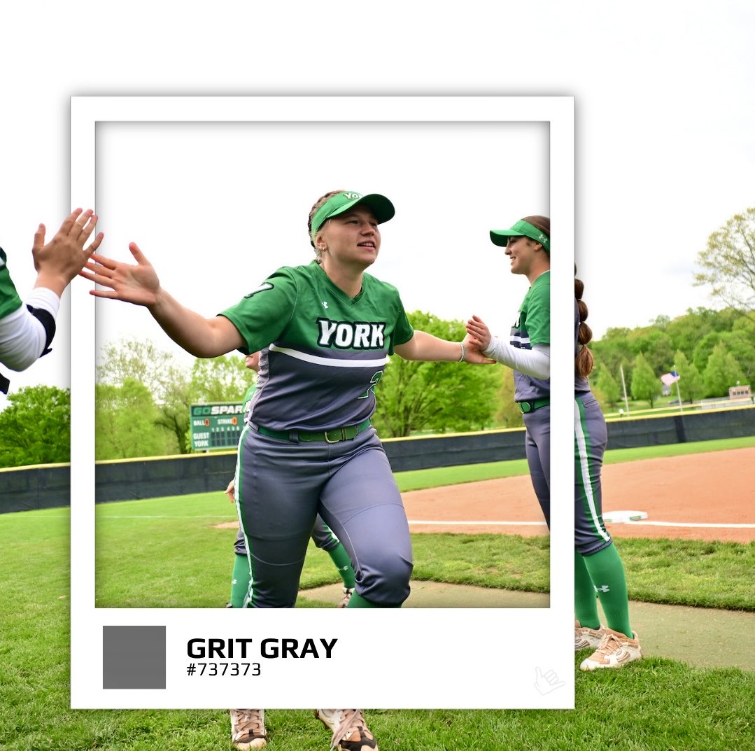YCPSoftball's tweet photo. 💚🤍🖤🩶
#LetsGoYork #PTG https://t.co/n47ziHAWBd