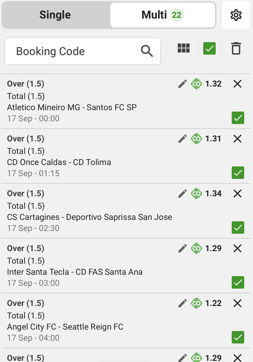 Betsmart9936's tweet photo. Midnight Over 1,5 goals full time 🔥🔥✅✅

#Betway code: BW72E07186 💰🔥✅

Kickoff: 00:00🔥🔥🔥✅✅ https://t.co/3259o7jaTD