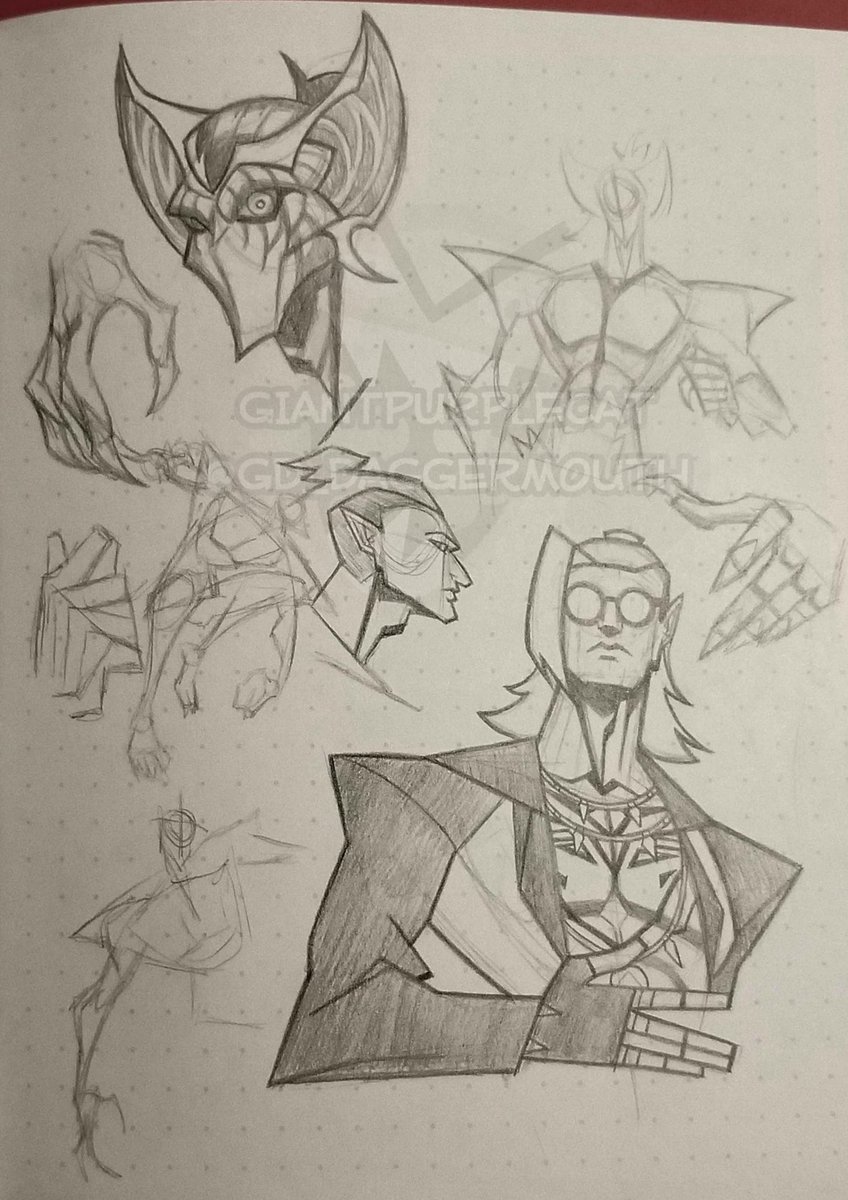 GD_DaggerMouth's tweet photo. Here's some older sketches of Kado to celebrate the occassion. ✌️😋 https://t.co/dBi7A4XYY1